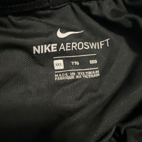 2XL Nike Aeroswift Standard Fit 5" Running Shorts AQ5302-010 Black Men's - Picture 5 of 8